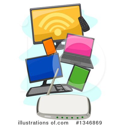 Desktop Computer Clipart #1346869 by BNP Design Studio