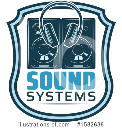 Music Speakers Clipart #1582636 by Vector Tradition SM