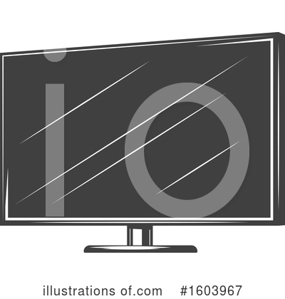 Computer Monitor Clipart #1603967 by Vector Tradition SM