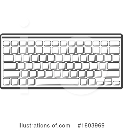 Keyboard Clipart #1603969 by Vector Tradition SM