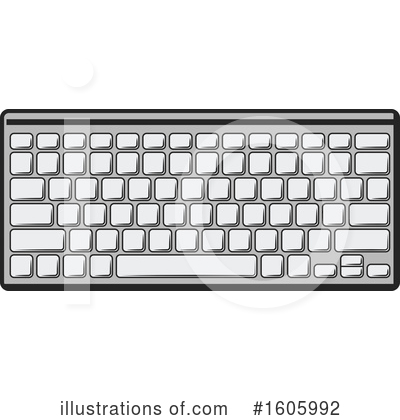 Keyboards Clipart #1605992 by Vector Tradition SM