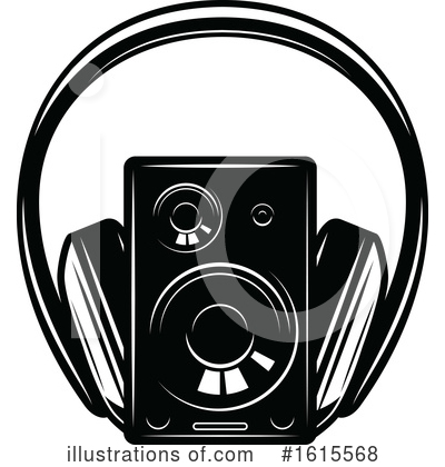 Music Speaker Clipart #1615568 by Vector Tradition SM