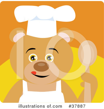 Royalty-Free (RF) Teddy Bear Character Clipart Illustration by Dennis Holmes Designs - Stock Sample #37887