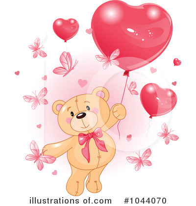 Royalty-Free (RF) Teddy Bear Clipart Illustration by Pushkin - Stock Sample #1044070
