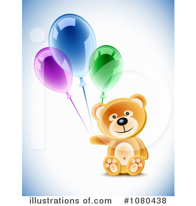 Royalty-Free (RF) Teddy Bear Clipart Illustration by Oligo - Stock Sample #1080438