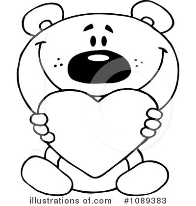 Royalty-Free (RF) Teddy Bear Clipart Illustration by Hit Toon - Stock Sample #1089383