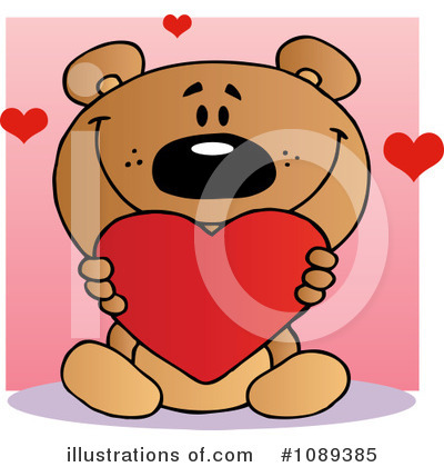 Royalty-Free (RF) Teddy Bear Clipart Illustration by Hit Toon - Stock Sample #1089385