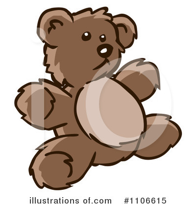 Royalty-Free (RF) Teddy Bear Clipart Illustration by Cartoon Solutions - Stock Sample #1106615