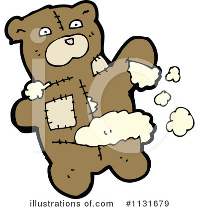 Royalty-Free (RF) Teddy Bear Clipart Illustration by lineartestpilot - Stock Sample #1131679