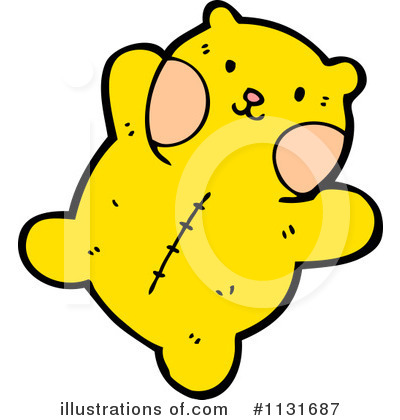 Royalty-Free (RF) Teddy Bear Clipart Illustration by lineartestpilot - Stock Sample #1131687
