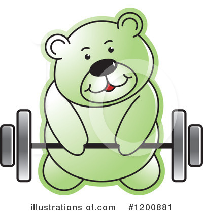 Weightlifting Clipart #1200881 by Lal Perera