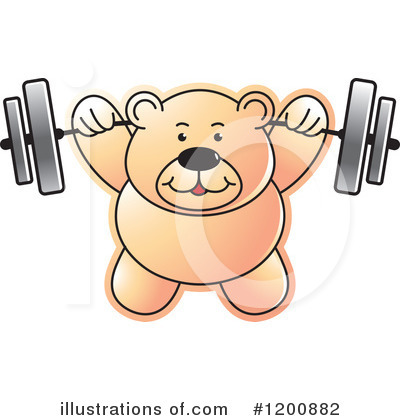 Weightlifting Clipart #1200882 by Lal Perera