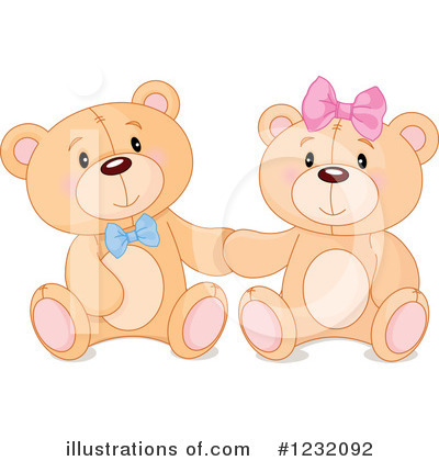 Teddy Bears Clipart #1232092 by Pushkin