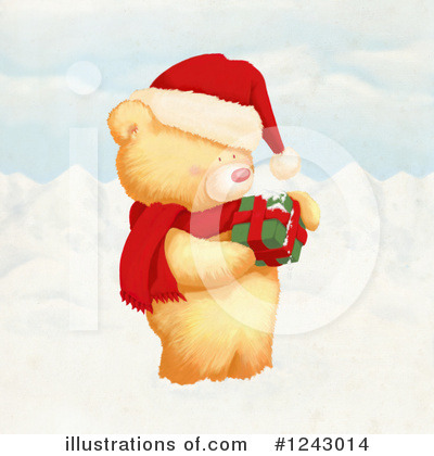 Royalty-Free (RF) Teddy Bear Clipart Illustration by lineartestpilot - Stock Sample #1243014