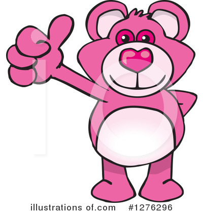 Pink Teddy Bear Clipart #1276296 by Dennis Holmes Designs