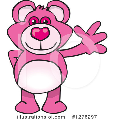Pink Teddy Bear Clipart #1276297 by Dennis Holmes Designs
