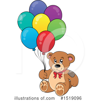 Party Balloons Clipart #1519096 by visekart