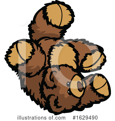 Royalty-Free (RF) Teddy Bear Clipart Illustration by Chromaco - Stock Sample #1629490