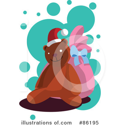 Royalty-Free (RF) Teddy Bear Clipart Illustration by mayawizard101 - Stock Sample #86195
