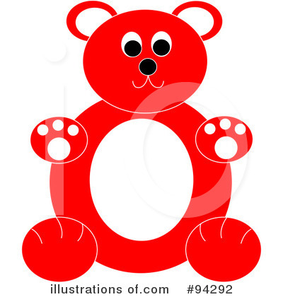 Royalty-Free (RF) Teddy Bear Clipart Illustration by Pams Clipart - Stock Sample #94292