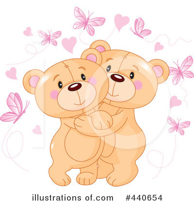 Royalty-Free (RF) Teddy Bears Clipart Illustration by Pushkin - Stock Sample #440654
