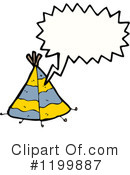 Tee Pee Clipart #1199887 by lineartestpilot