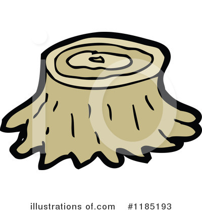Tree Stump Clipart #1185193 by lineartestpilot
