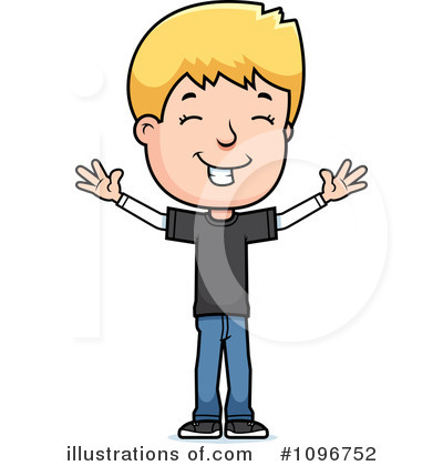 Royalty-Free (RF) Teen Boy Clipart Illustration by Cory Thoman - Stock Sample #1096752