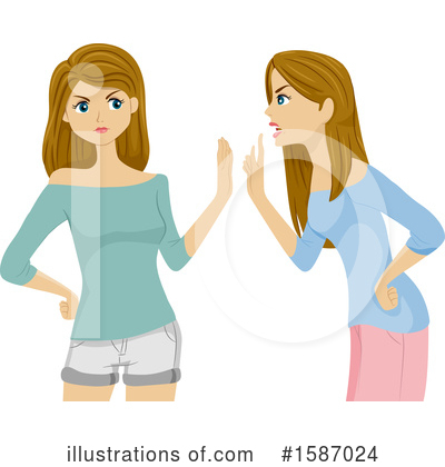 Sisters Clipart #1587024 by BNP Design Studio