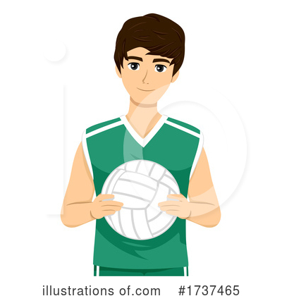 Volleyball Clipart #1737465 by BNP Design Studio