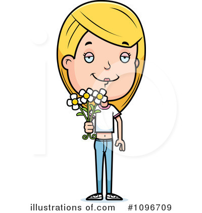 Royalty-Free (RF) Teen Girl Clipart Illustration by Cory Thoman - Stock Sample #1096709