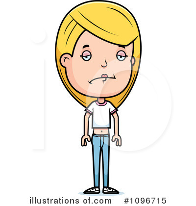 Royalty-Free (RF) Teen Girl Clipart Illustration by Cory Thoman - Stock Sample #1096715