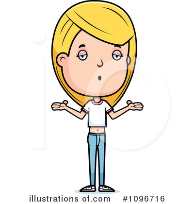 Royalty-Free (RF) Teen Girl Clipart Illustration by Cory Thoman - Stock Sample #1096716