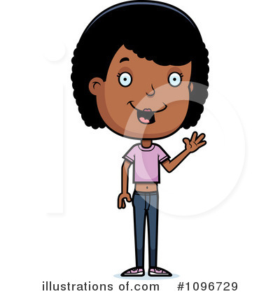 Girl Clipart #1096729 by Cory Thoman