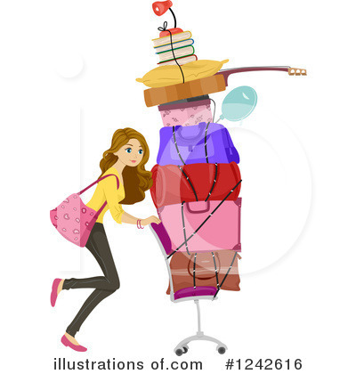 Royalty-Free (RF) Teen Girl Clipart Illustration by BNP Design Studio - Stock Sample #1242616