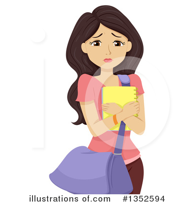 Royalty-Free (RF) Teen Girl Clipart Illustration by BNP Design Studio - Stock Sample #1352594