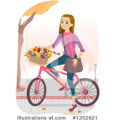 Royalty-Free (RF) Teen Girl Clipart Illustration by BNP Design Studio - Stock Sample #1352621