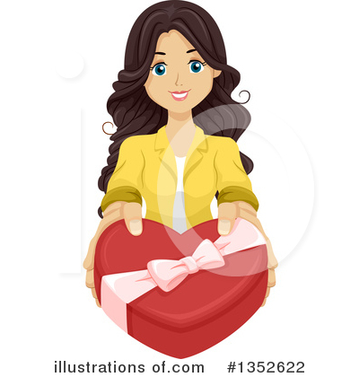 Royalty-Free (RF) Teen Girl Clipart Illustration by BNP Design Studio - Stock Sample #1352622