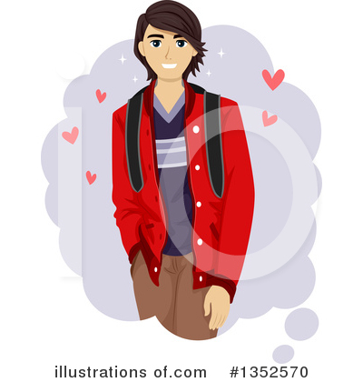 Royalty-Free (RF) Teenage Boy Clipart Illustration by BNP Design Studio - Stock Sample #1352570