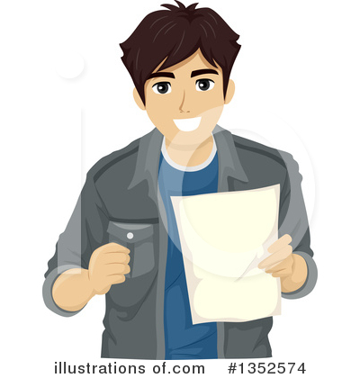 Royalty-Free (RF) Teenage Boy Clipart Illustration by BNP Design Studio - Stock Sample #1352574