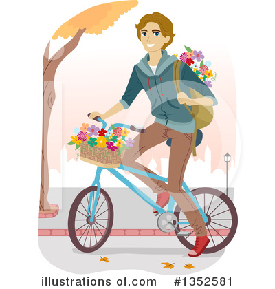 Bicycling Clipart #1352581 by BNP Design Studio