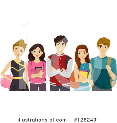 Royalty-Free (RF) Teenager Clipart Illustration by BNP Design Studio - Stock Sample #1262401
