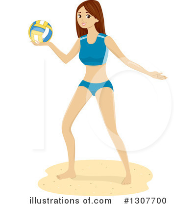 Volleyball Clipart #1307700 by BNP Design Studio