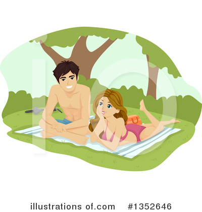 At The Beach Clipart #1352646 by BNP Design Studio