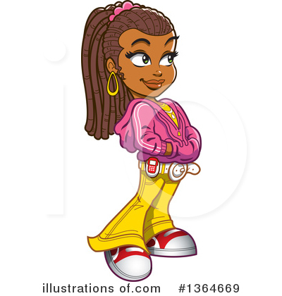 Girl Clipart #1364669 by Clip Art Mascots
