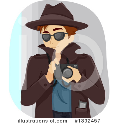 Detective Clipart #1392457 by BNP Design Studio