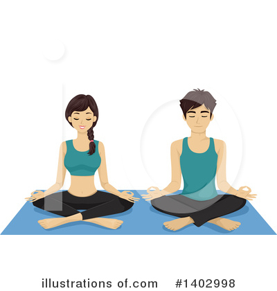 Yoga Clipart #1402998 by BNP Design Studio