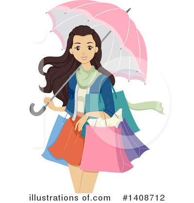 Umbrella Clipart #1408712 by BNP Design Studio
