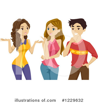 Chatting Clipart #1229632 by BNP Design Studio