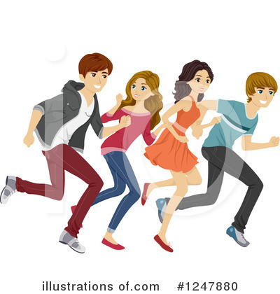 Royalty-Free (RF) Teenagers Clipart Illustration by BNP Design Studio - Stock Sample #1247880